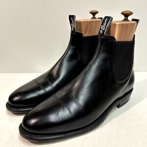 EXCELLENT R. M. Williams Women's Adelaide Chelsea Boot Black Calf UK 9.5 US 11.5